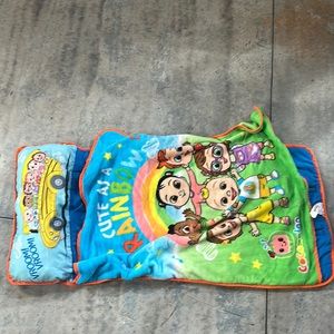 Never used unisex cocomelon sleeping bag. Bought for school but never used